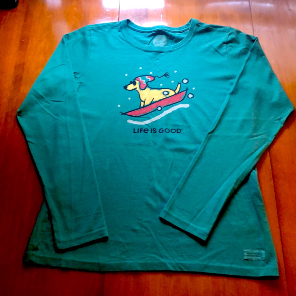 Life is Good Christmas Long Sleeve T-shirt